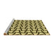 Sideview of Machine Washable Transitional Bakers Brown Rug, wshpat414yw