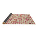 Thickness of Patterned Vanilla Gold Rug, pat416brn