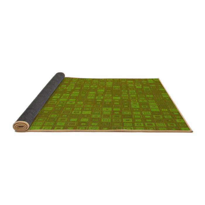 Thickness of Patterned Pistachio Green Rug, pat421yw