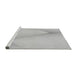 Sideview of Machine Washable Transitional Platinum Gray Rug, wshpat423gry