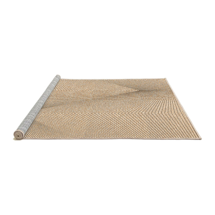 Sideview of Machine Washable Transitional Bronze Brown Rug, wshpat423org