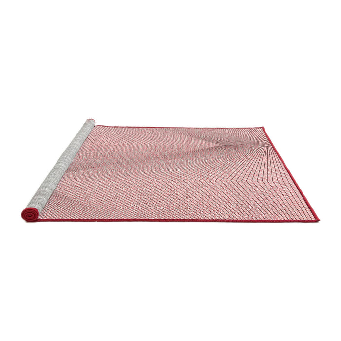 Sideview of Machine Washable Transitional Pink Rug, wshpat423rd