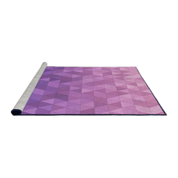 Sideview of Machine Washable Transitional Violet Purple Rug, wshpat425pur
