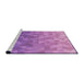 Sideview of Machine Washable Transitional Violet Purple Rug, wshpat425pur