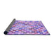 Thickness of Patterned Blossom Pink Rug, pat428pur