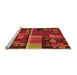 Machine Washable Transitional Red Rug in a Bedroom, wshpat43org