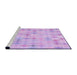 Sideview of Machine Washable Transitional Purple Rug, wshpat430pur