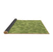 Thickness of Patterned Green Rug, pat431brn