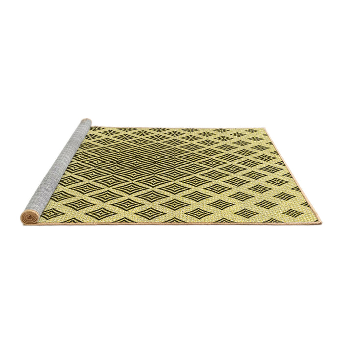 Sideview of Machine Washable Transitional Oak Brown Rug, wshpat432yw