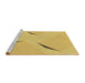 Sideview of Machine Washable Transitional Bright Gold Yellow Rug, wshpat434brn