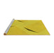 Sideview of Machine Washable Transitional Yellow Rug, wshpat434yw