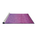 Sideview of Machine Washable Transitional Dark Magenta Purple Rug, wshpat438pur