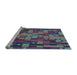 Machine Washable Transitional Purple Rug in a Bedroom, wshpat44lblu