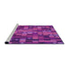 Machine Washable Transitional Crimson Purple Rug in a Bedroom, wshpat44pur