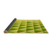 Thickness of Patterned Pistachio Green Rug, pat446yw