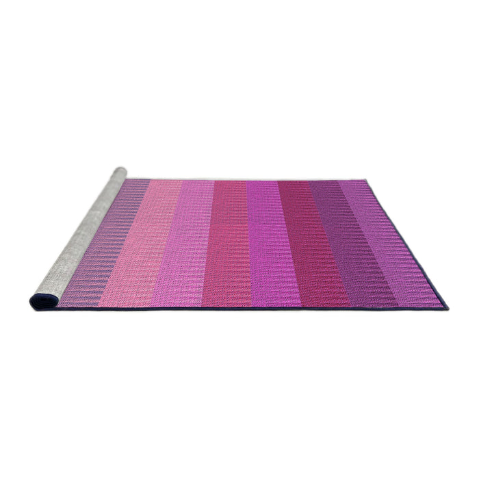 Machine Washable Transitional Purple Rug in a Bedroom, wshpat45pur