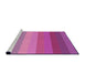 Machine Washable Transitional Purple Rug in a Bedroom, wshpat45pur