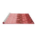 Sideview of Machine Washable Transitional Light Coral Pink Rug, wshpat453rd