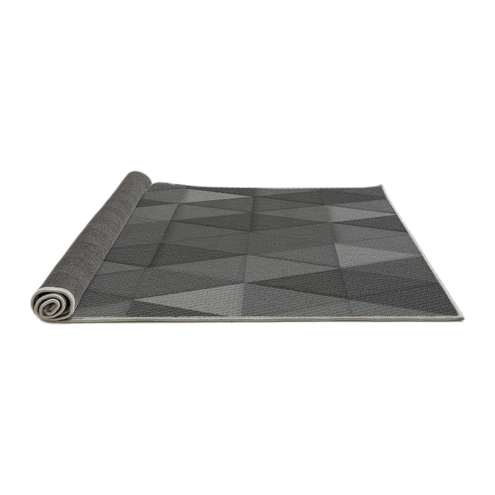 Thickness of Patterned Platinum Gray Rug, pat457gry