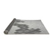 Thickness of Patterned Gunmetal Gray Rug, pat459gry