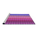 Machine Washable Transitional Purple Rug in a Bedroom, wshpat46pur