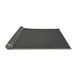 Thickness of Patterned Dark Gray Black Rug, pat461gry