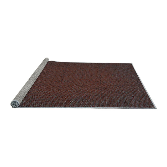 Sideview of Machine Washable Transitional Rosy-Finch Purple Rug, wshpat461lblu