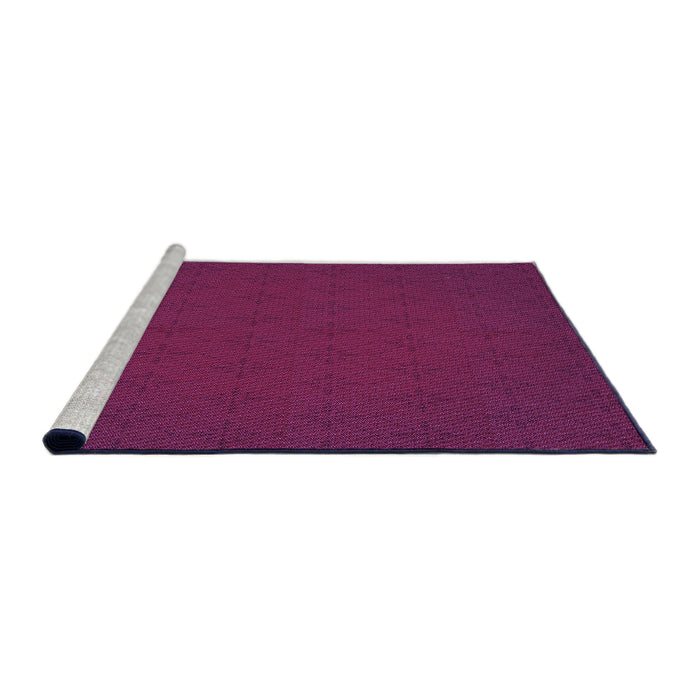 Sideview of Machine Washable Transitional Deep Pink Rug, wshpat461pur