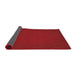 Thickness of Patterned Red Rug, pat461rd