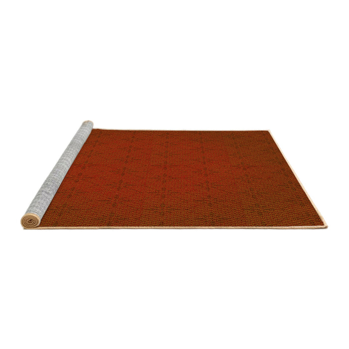 Sideview of Machine Washable Transitional Red Rug, wshpat461yw