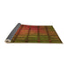 Thickness of Patterned Tomato Red Rug, pat464org