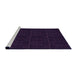 Sideview of Machine Washable Transitional Purple Rug, wshpat468pur