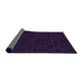 Thickness of Patterned Purple Rug, pat468pur