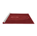 Sideview of Machine Washable Transitional Red Rug, wshpat472rd