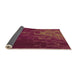 Thickness of Patterned Red Rug, pat473org