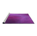 Sideview of Machine Washable Transitional Crimson Purple Rug, wshpat474pur