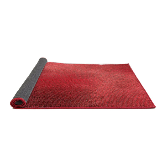 Thickness of Patterned Red Rug, pat474rd