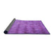 Thickness of Patterned Purple Rug, pat478pur