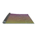 Thickness of Patterned Raspberry Purple Rug, pat481lblu