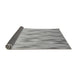 Thickness of Patterned Platinum Silver Gray Rug, pat483gry