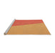 Sideview of Machine Washable Transitional Dark Orange Rug, wshpat485org