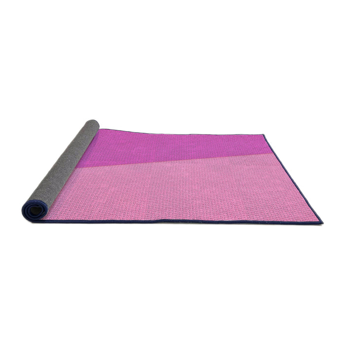 Thickness of Patterned Violet Purple Rug, pat485pur