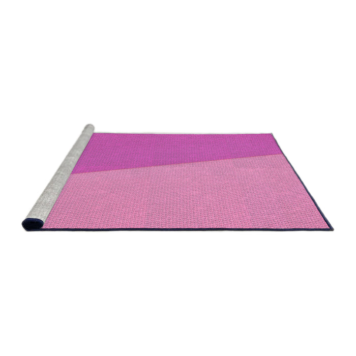 Sideview of Machine Washable Transitional Violet Purple Rug, wshpat485pur