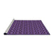 Sideview of Machine Washable Transitional Medium Orchid Purple Rug, wshpat487pur
