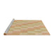 Machine Washable Transitional Brown Gold Rug in a Bedroom, wshpat49brn