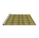 Sideview of Machine Washable Transitional Oak Brown Rug, wshpat490brn