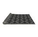 Thickness of Patterned Midnight Gray Rug, pat498gry