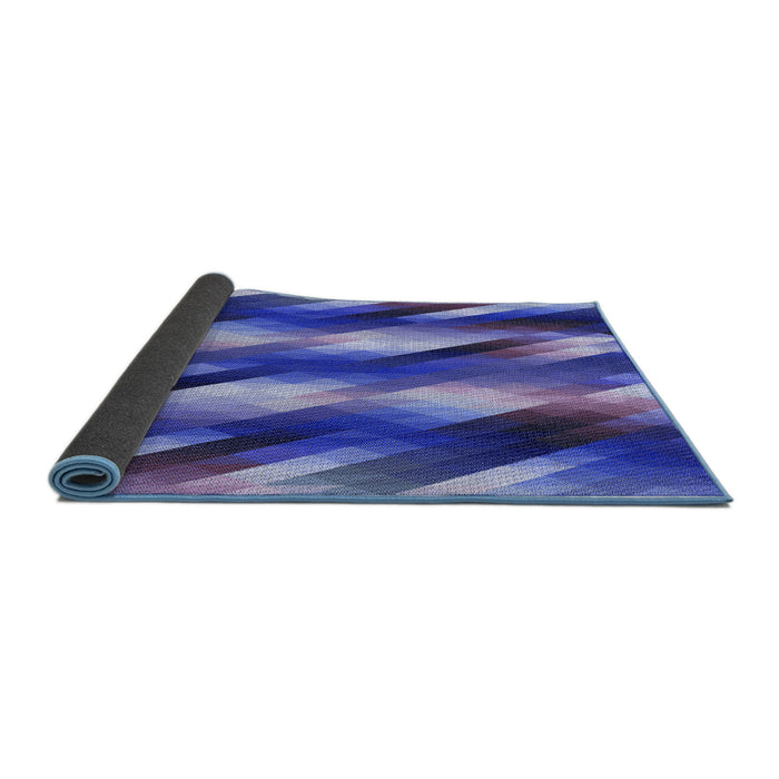 Patterned Purple Mimosa Purple Rug, pat50blu
