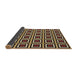 Thickness of Patterned Brown Sand Brown Rug, pat501brn