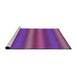 Sideview of Machine Washable Transitional Medium Violet Red Pink Rug, wshpat502pur